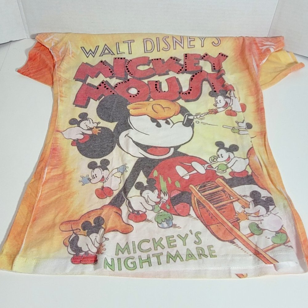 Disney Store Mickey's NightMare Women's Shirt Size S